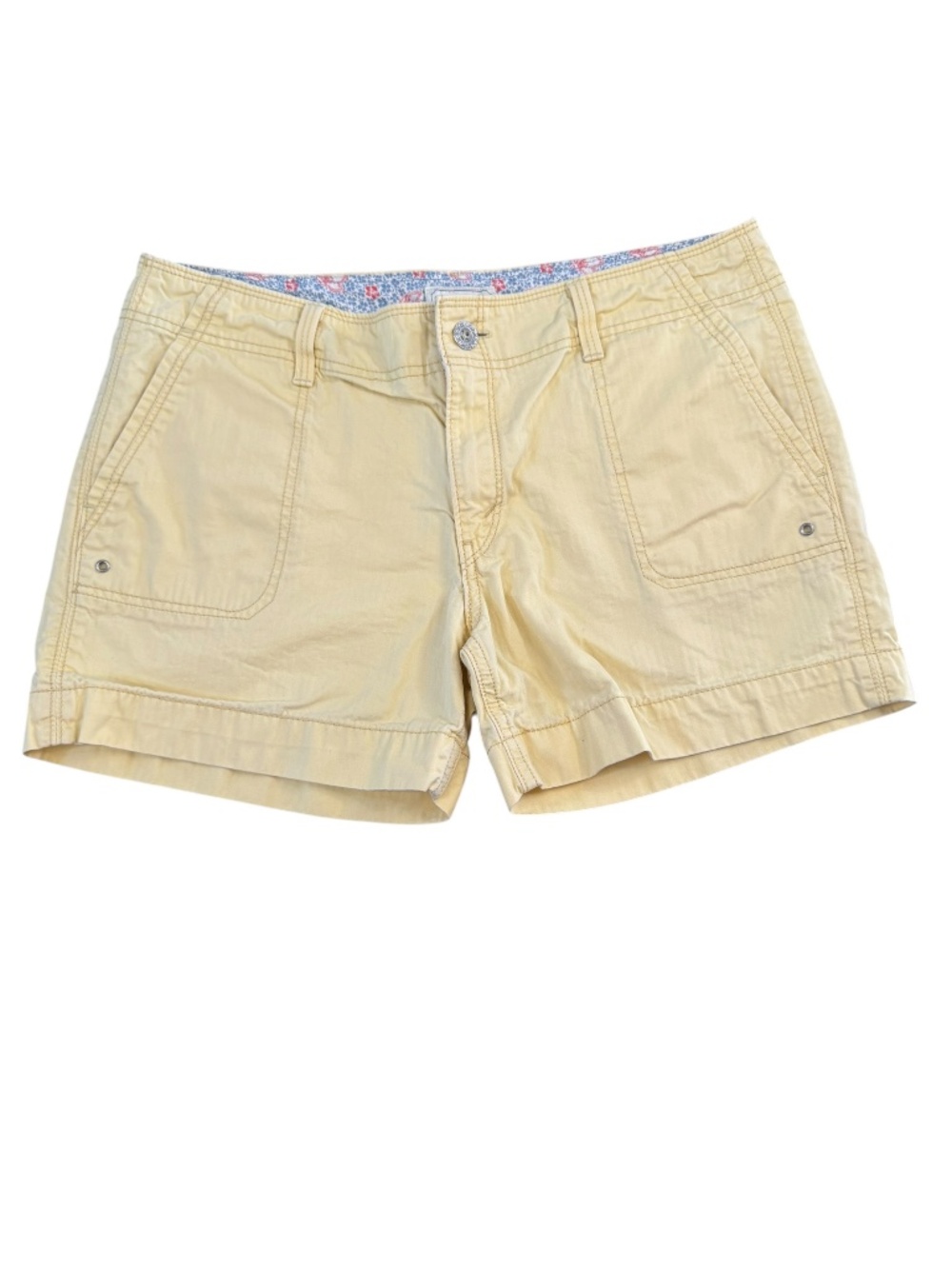 Levi's Light Yellow Cotton Shorts